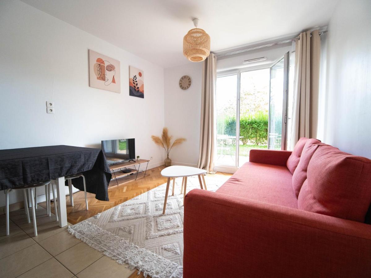 Appartement 10 Mins Disneyland - Jardin Et Parking Montévrain Dış mekan fotoğraf