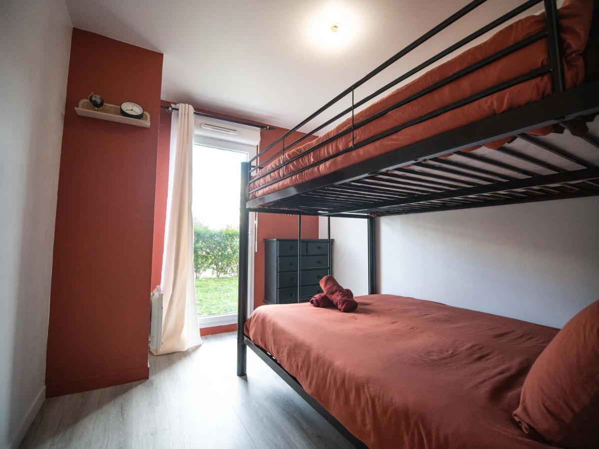 Appartement 10 Mins Disneyland - Jardin Et Parking Montévrain Dış mekan fotoğraf